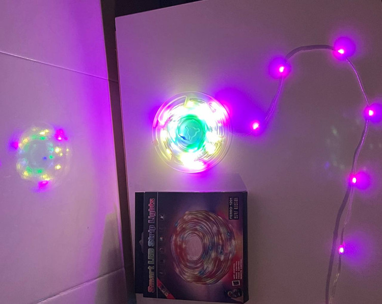 نوار RGB کنترلر دار مدل Ferro-1201-ده (۱۰) متری