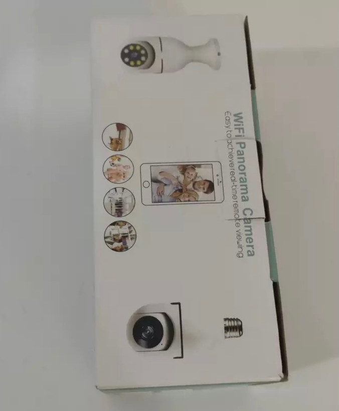 دوربین لامپی چرخش360 درجه به همراه انتقال تصویر