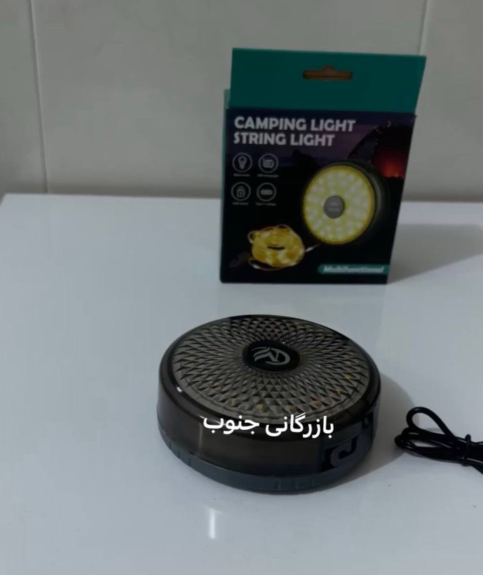 چراغ چادر ریسه دار 10 متری 7 رنگ MH_8208
