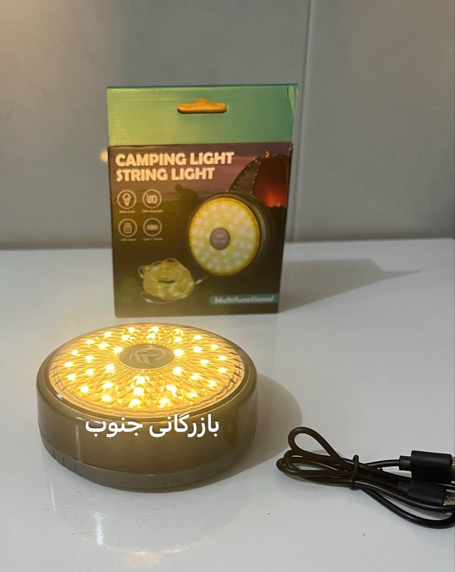 چراغ چادر ریسه دار 10 متری 7 رنگ MH_8208