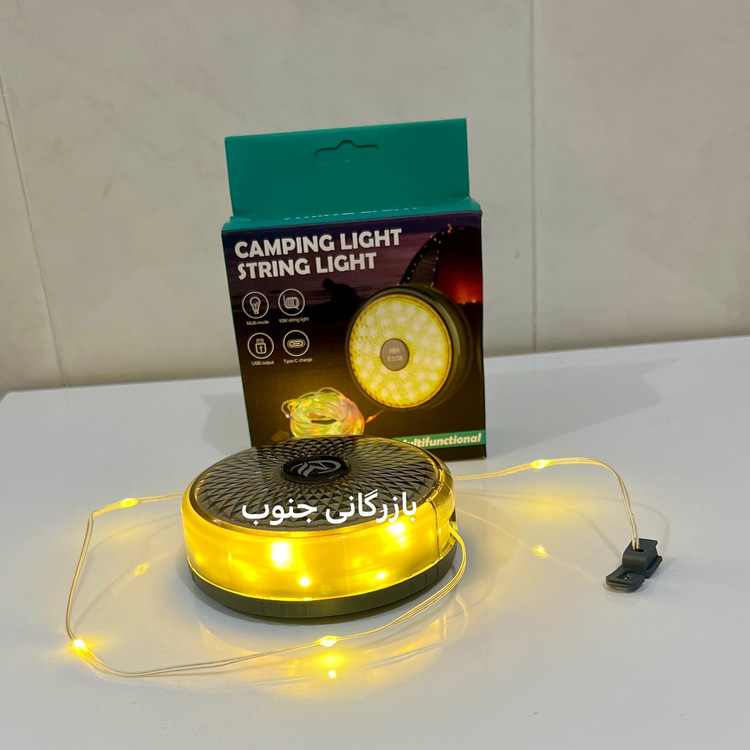 چراغ چادر ریسه دار 10 متری 7 رنگ MH_8208